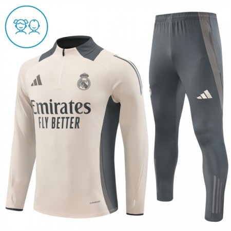 Tréninkový Mikina Real Madrid Čtvrt Zip 2024-25 - Dětské Tréninkový Mikina Real Madrid Čtvrt Zip 2024-25 - Dětské